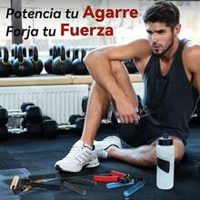 6 Piezas De Ejercitadores De Mano Metálicos,Metálicos Fortalecedores De Agarre De Manos,Mejorar La Destreza De Los Dedos Y Mejorar La Fuerza De Agarre - Colorido (100 ~ 350 libras) - Ver 3