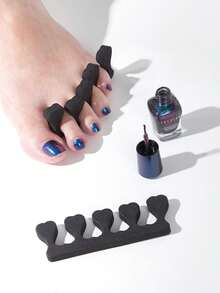 30pcs Black Nail Separators Finger Separators, Soft Sponge Toe Separators Pedicure,Soft Finger Separator,Toe Finger Dividers For Women Men Nail Art Pedicure Manicure Polishing Coating Gel Painting Beauty Accessories For Nail Foot Salon, Foam Toe Separators Professional Nail Art Fingers Foots Sponge Cushions For Nail Polish,Nail Supplies,Nail Tools,Nail Art Tools,Back To School,Nails,Nail Tools For Press On Nails