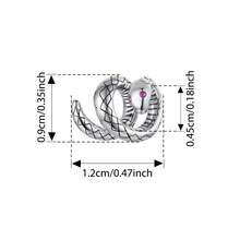 1 Stück 925 Sterling Silber Vintage Schlangen Serie Charms Perlen Regenbogen Kristall Anhänger für Frauen Armband Mode Herstellung einzigartiger DIY Schmuck Geschenk