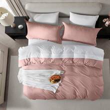 Soft Prewashed California King Duvet Cover Set, 3 Piece, Zipper Closure, 104x98 Inches Duvet Cover And 2 Pillow Shams - No Comforter,  In 2025 - 腮紅粉色(不含被子) - 查看 4