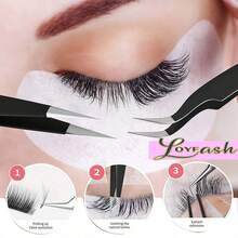 1pc Black Pointed Oblique Single Cluster False Eyelash Tweezer,Cheap,Stocking Stuffers,Makeup,Makeup Tools,Cheap Stuff,Gifts,Gifts For Women,Christmas Gifts