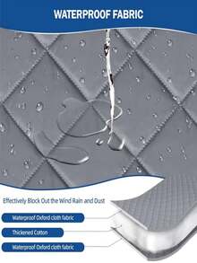 1 件/冬季磁性隔热门帘 - 适用于 91.44x208.32cm（96.52x213.36cm）的门，冬季保暖、防风、防雨、隔音，适用于前门/厨房/卧室/隔热门帘，冬季隔热门帘，磁性门帘 [灰色] - 彩色 - 查看 4