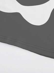 Men'S Fashion 3D Printed Long Sleeve T-Shirt, Casual Knit Polyester Top, Regular Fit, Round Neck, Geometric Skeleton Design, Spring/Autumn Season, Stretch Fabric, Unisex