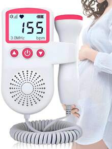 DeTODO Portable Ultrasonic Fetal Heart Rate Monitor - Pink - View 7