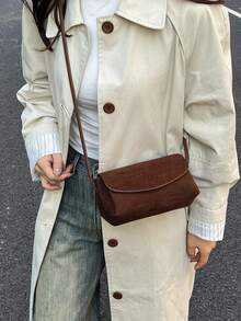 Túi xách mini tối giản, túi đeo vai phong cách retro sang trọng, túi đeo chéo chất lượng cao, phù hợp cho nữ sinh, sinh viên, người mới bắt đầu và các quý cô công sở. Lý tưởng cho văn phòng, trường đại học, công việc, kinh doanh, đi lại, hoạt động ngoài trời, du lịch và nhiều hơn nữa. - Cà phê - Xem 2