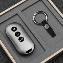 Funda de llave de coche de TPU suave para  Aito M5 M7 2025, cubierta para llave de coche Aito M5 M7, llavero - llavero gris - Ver 6
