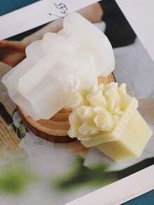 1个花束造型蜡烛硅胶模具 - A-白色 - 查看 5