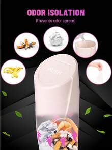 2pcs/1pc Car Trash Can With Lid, Car Trash Can Cup Holder, Portable Leak-Proof Car Garbage Can With Trash Bags, Front/Rear Seat Car Organizer Box, Suitable For Car, Home, Office - one-size - View 9