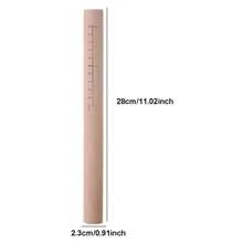 Rodillo de madera, 2 rodillos de masa de madera de haya con lneas de escala para galletas, masa de pastelera, pastel y hornear - Marrón - Ver 3