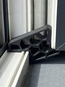 Bộ 8/4/1 chiếc chặn cửa sổ và cửa ra vào in 3D, chặn cửa chống trầy xước, giá đỡ chống va chạm ẩn, chất liệu PP, trang trí nhà cửa, chặn cửa, phụ kiện an toàn, chặn cửa chống chịu thời tiết, nêm cửa silicon sáng tạo không cần khoan, chặn cửa nhà. - Nhiều màu - Xem 3