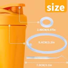 5PCS Shaker Bottle Gasket Replacement For  Seal Replacement Gasket Parts Compatible With BlenderBottle Strada Stainless Steel Shaker Cup Flip - trắng - Xem 2