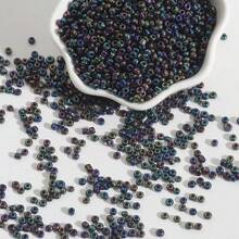 900颗3毫米金属玻璃珠，小工艺珠，隔珠，适用于珠宝制作DIY手链项链工艺品 - 3mm-900pcs - 查看 22