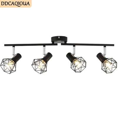 DDCAQIOUA Der neue, schlichte und personalisierte Vierkopf-Hohlstrahler (ohne Glühbirnen) eignet sich als Wohnzimmerstrahler, Dekorationsbeleuchtung und Schlafzimmerstrahler. Er hat einen modernen und schlichten europäischen Stil und eignet sich für Wohnzimmer, Esszimmer, Schlafzimmer, Flure und andere Räume. Er eignet sich für Feiertage wie Weihnachten und Halloween und macht die Heimdekoration schöner und großzügiger!