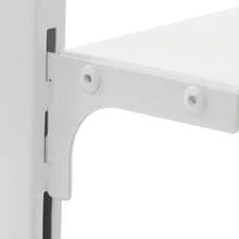 HaroldDol Pot Rack Organizer, Adjustable Pot Pan Stand Organizer Rack, Detachable Kitchen Pan Holder Organiser Stand For Kitchen Counter Cabinet (White, 2 Tiers) - White - View 6