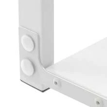 HaroldDol Pot Rack Organizer, Adjustable Pot Pan Stand Organizer Rack, Detachable Kitchen Pan Holder Organiser Stand For Kitchen Counter Cabinet (White, 2 Tiers) - White - View 7