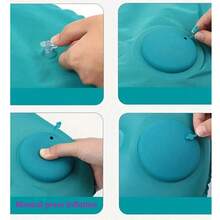 1 Stück multifunktionales tragbares aufblasbares Kissen, faltbar für Outdoor-Reisen, Camping, geeignet für Zuhause, Reisen, Arbeit, Camping