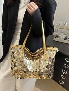 Fashionable Large Capacity Shoulder Tote Bag For Women, Design