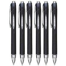 Black  Retractable Broad Rollerball Pen 1mm Nib Tip SXN210 Pack Of 6
