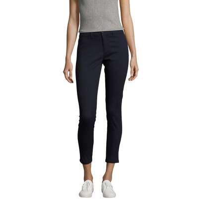 SOLS Womens/Ladies Jules Chino Trousers (French Navy) - 98% Cotton/2% Elastane - (PC2577)