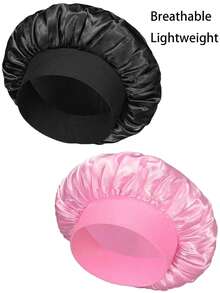 1/2/6pcs Silk Sleep Cap, For Hair Wrapping, Head Scarf Protection, Prevent Messy Braids, Satin Sleep Cap Hair Sleep Cap - Multicolor - View 13