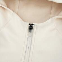 Under Armour男裝外套2026春季新款運動休閒搖粒絨寬鬆連帽外套25600403-101 - 米白色 - 查看 10