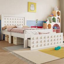 Kids Bed Frames, Headboards & Footboards - White - View 6