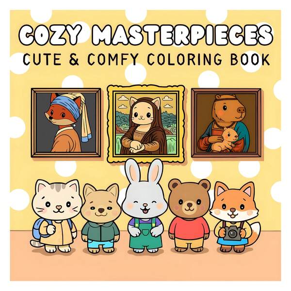 A Cute And Fun Coloring Book, Suitable For Teens And Adults, With Pearl Paper Cover, 120g Thick Inner Pages, Containing 24 Exquisite Patterns. It Can Relieve Stress And Is An Ideal Gift For Halloween, Thanksgiving, Christmas And New Year Parties.