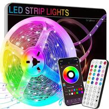 HBOWMDJIA 3ft-100ft Smart RGB LED Strip Lights With Remote Control And App Control, Music Sync, Timing, Multiple Colors Lighting, Easy To Install, LED Lights For Bedroom Living Room Decor, Game Room Decor, TV Background, Bar Decor, Ceiling Lighting, Halloween Party Decor, Christmas Gift - Nhiều màu - Xem 1
