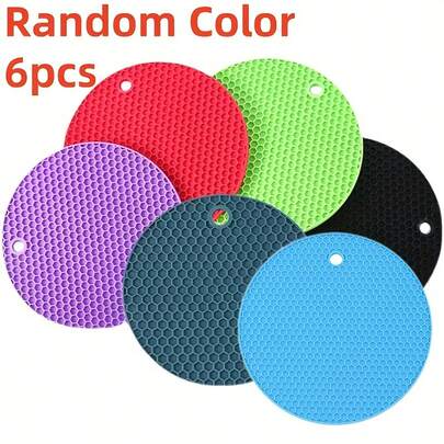 Heat-Resistant, Non-Slip Table Mat Set For Kitchen Tables, Pot Trays, And Coasters