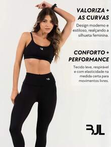 Women's Fitness Top And Leggings Set, Zero Transparency, Gym Comfort, Running, Premium Supplex, Yoga, Compression Shaping, Volleyball - 黑色 - 查看 5