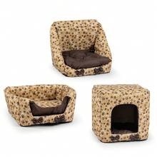 3-In-1  Pet Bed For Extremely Comfortable/Soft/Dogs And Cats/Pet Bed - Màu be - Xem 4
