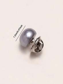 5/10 قطعة أزرار ذات ملمس اللؤلؤ - أزرار قابلة للتعديل بدون خياطة، أزرار كروية لامعة للزينة، مناسبة للقمصان والفساتين والسترات والأعلى، متينة وسهلة التشغيل، أزرار بريق عصرية، أزرار رأس مسطحة أنيقة، مناسبة للكارديجان والمعاطف