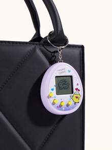 1 pieza Mini Mascota Electrónica Virtual, Consola de Juegos de Pantalla Blanca y Negra, Llavero Consola de Juegos de Mascota Virtual, Adornos, Encantos de Bolso, Llavero de Coche, Cordón de Llave, Portallaves, Accesorios de Llavero, Llavero, Llavero de Pareja, Regalos para Mujeres, Regalo para Novio, Regalo de Cumpleaños, Regalo para Amigo, Regalos de Vacaciones, Recuerdos de Eventos, Regalos de Fiesta.