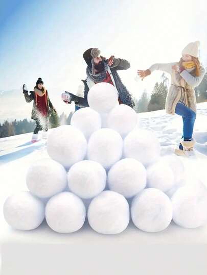 10/20/30个装人造雪球，适合打雪仗 - 装饰和派对用品，理想的节日礼物，雪人装饰品