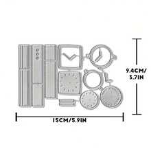 创意手表金属切割模具、DIY剪贴簿相册和压花模板、贺卡制作工具、卡片纸切割工艺品、礼品卡制作模板模切