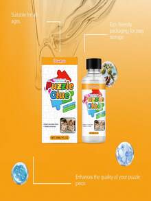 Puzzle Glue, DIY Puzzle Transparent Adhesive For Students, Office, Creative Crafts. Designed For Initial Fixation And Fully Dry Within 2 Hours, Ensuring Your Puzzle Pieces Are Quickly And Firmly Secured. Handmade, Student, Art, Adhesive, Glue