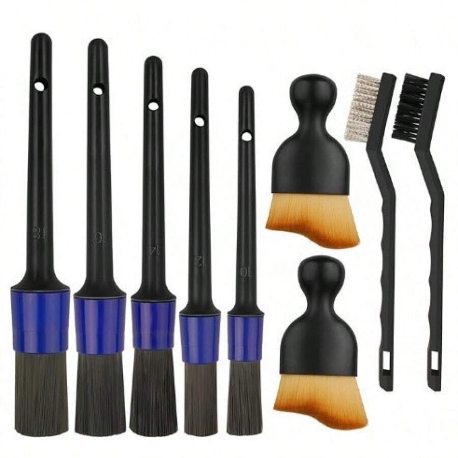 Factory Direct S Hot 26-Piece Car Wash Cleaning Brush Set Car Interior Cleaning Brush Electric Drill Brush Head Detail Brush - 其他;9件套裝;pp - 查看 1