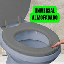 Universal White Toilet Seat With Lid - 灰色的 - 查看 4