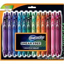 Gelocity Gel Pen, Medium Point, 0.7 Mm, Assorted Ink, 6 Count