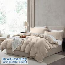 Soft Prewashed California King Duvet Cover Set, 3 Piece, Zipper Closure, 104x98 Inches Duvet Cover And 2 Pillow Shams - No Comforter,  In 2025 - 亞麻布(無被子) - 查看 2