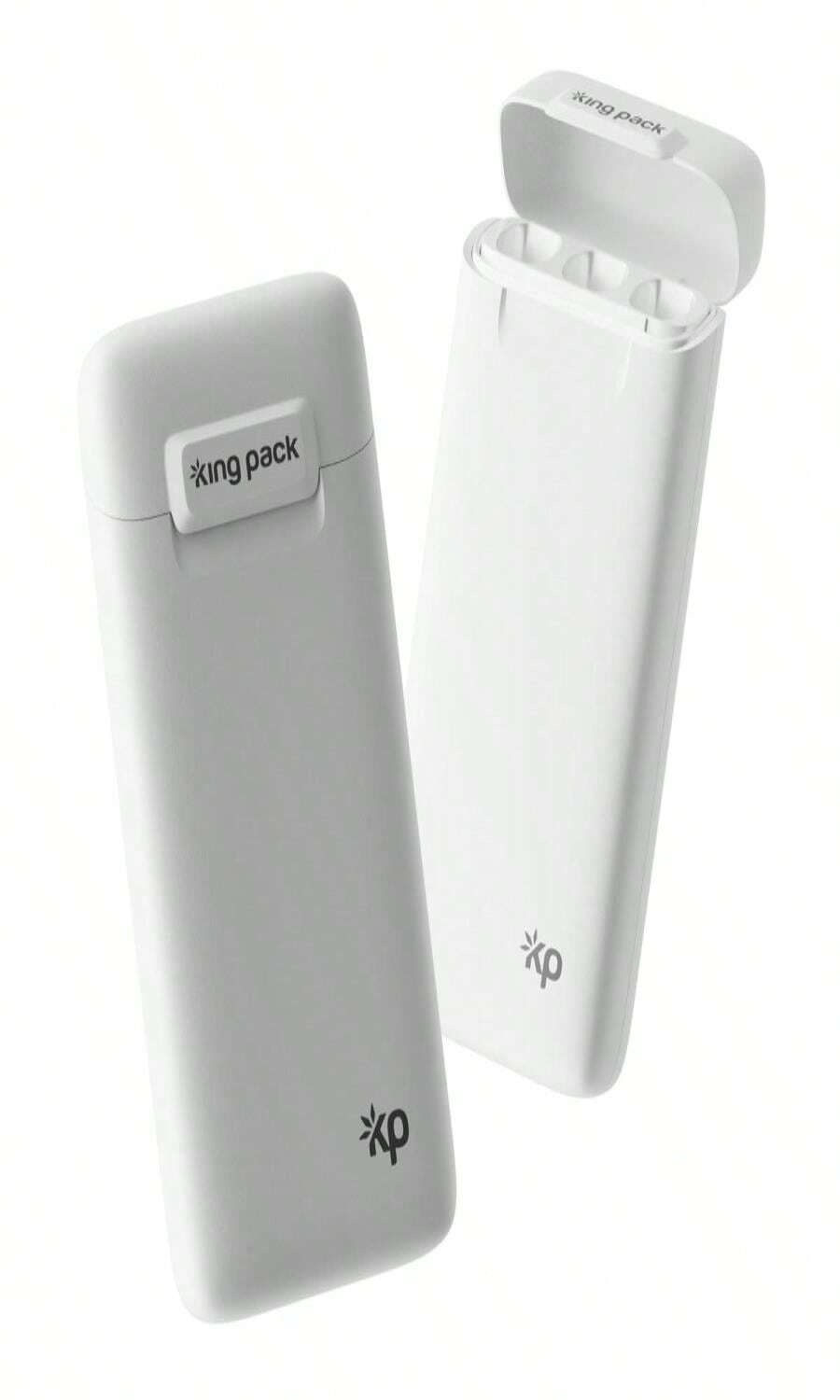 Cigarette Case Joint Holder Smell Proof Container Smoking Accessories Raw Cones Zig Zag Rolling Papers Smoke Buddy Holds 3 King Size Prerolls - ColorE - View 1