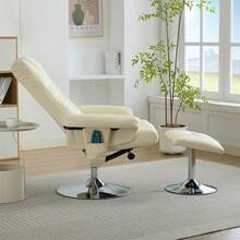 Chaise Longue - Beige + PU + Schiuma - Visualizzare 6