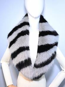 1 chiếc áo khoác cổ shawl bồng bềnh, thời trang dành cho nữ mùa thu/đông, thích hợp mặc đi biển, đi nghỉ mát. - Nhiều màu - Xem 1