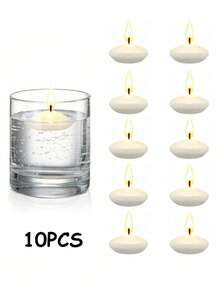 1/6/10/16PCS Clear Glass Floating Candle Holder, Ultra Thin Column Borosilicate Glass Candle Holder, Heat Resistant Tall Vase, Romantic Candlelight Dinner Mugs - Valentine's Day, Wedding, Holiday Party Atmosphere Decoration, Table Centerpiece Candle (Candle Can Be Purchased Separately) - Multicolor - View 17