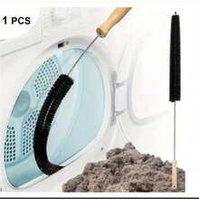 1 Piece Of Washer & Dryer Vent Cleaning Brush With A Long Flexible Rod And Spiral Bristles - Collect Dust, Remove Detergent Residue, Prevent Blockage, Maintain Equipment Efficiency, Washing Machine Cleaning Tool, Tidy Up The Lint Trap, Ergonomic Handle Design, Sturdy Handle Structure - Multicolor - View 3