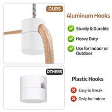 Gancio da soffitto resistente, gancio bianco per appendere luci da soffitto, appendino moderno per luci da soffitto