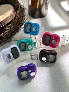 1pc-6pcs Digital Display Wristband Handheld Manual Counter, Small Counter, Prayer Counter, People Flow/Traffic Counter, Manual Mechanical Tally Counter