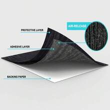 ALQD Peel And Stick Wallpaper Black Wood Paper Decorative Self-Adhesive Film Surfaces Easy To Clean Thickening Upgrade Increase Stomata And Reduces Bubble Generation 11.8 In X 78.In - Dark Blue - 查看 10