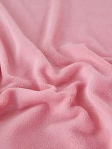 2/3pcs Pink Velvet Fitted Sheet Set, Warm & Soft, Solid Velvet Fitted Sheet Bedding Set, Available In Super King, King, Queen, Twin Size, Luxurious Ultra-Soft Bottom Fabric, 11.8 Inch Deep Pocket Design, Suitable For Autumn, Winter, Spring, Includes 1 Fitted Sheet And 1/2 Pillowcases - Coral Pink - View 8