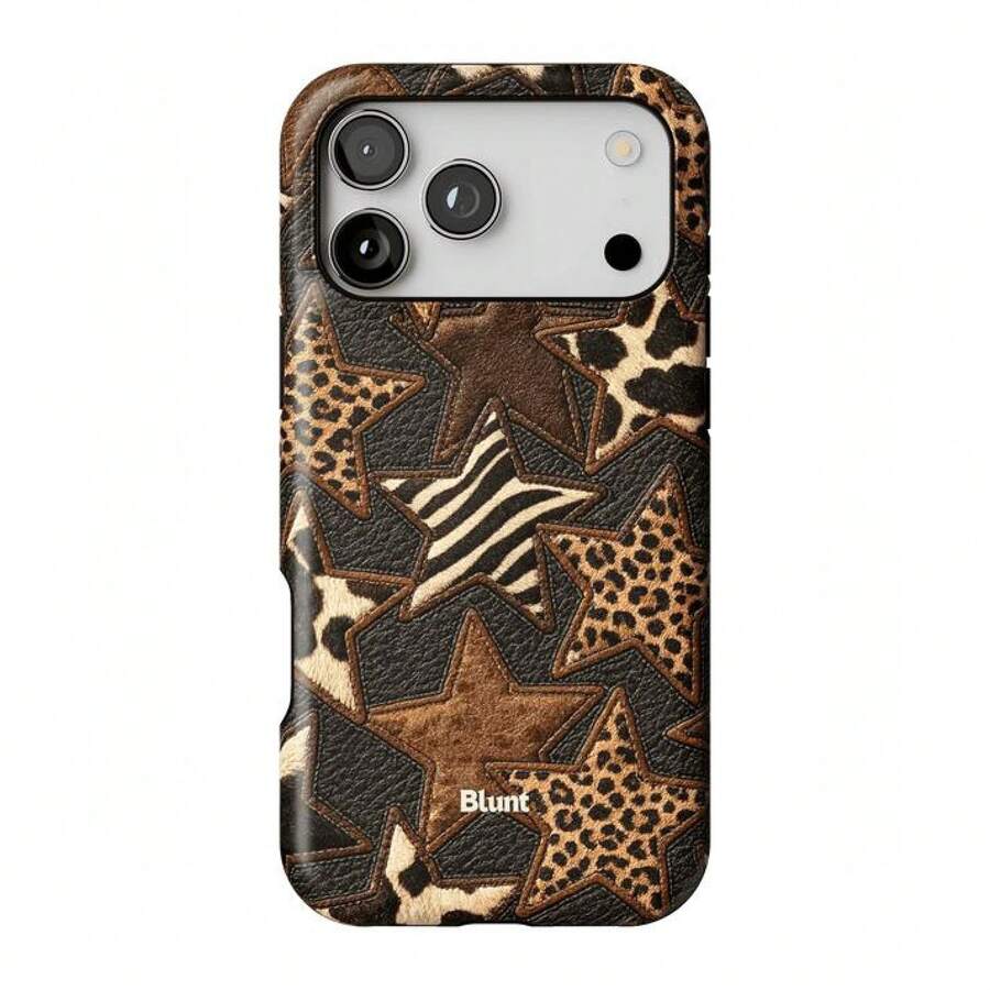 Y2K Summer  |   Leopard & Star Aesthetic |   Compatible With  11–17 Pro Max |   Cute Gift For Teenage Girls & Women - Màu hỗn hợp 1 - Xem 1